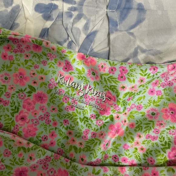 Kulani Kinis Pink and Green Floral Bikini - Picture 5 of 5